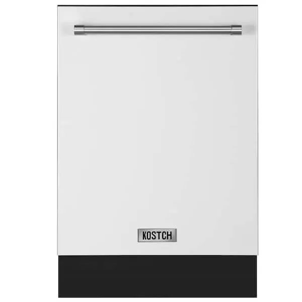 24 in. Top Control Built-In Tall Tub Dishwasher in White with Third Rack, Auto Open Dry, 45 dBA, ENERGY STAR, image 1 of 7
