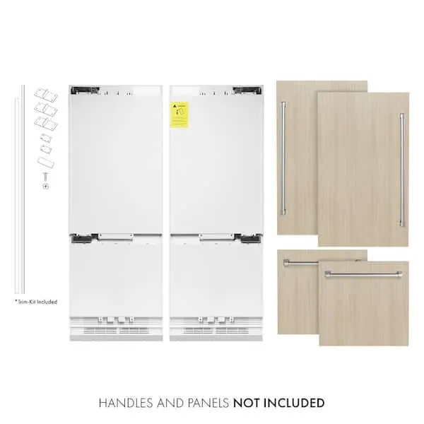 60 in. 4-Door Panel Ready French Door Refrigerator with Internal Ice and Water Dispenser, image 1 of 13