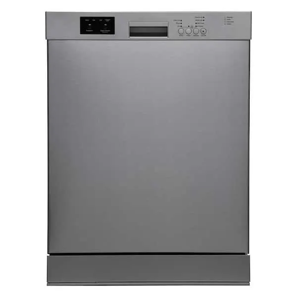 24 in. Front Control Standard Built-in Dishwasher in Stainless Steel with 4-Cycles, 51 DBA, image 1 of 9