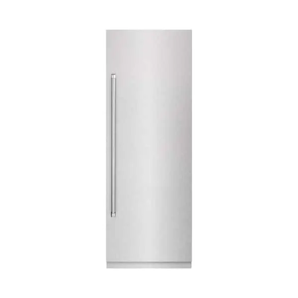 30 in. 16.7 cu. ft. Column Refrigerator in Satin Stainless Steel with Graphite Gray Interior, image 1 of 10