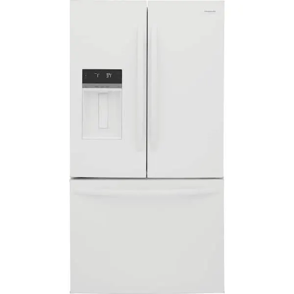 28 Cu. Ft. Standard Depth French Door Refrigerator in White, ENERGY STAR, image 1 of 14