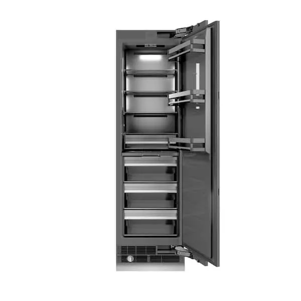 24 in. 12.5 cu. ft. Panel Ready Freezerless Column Refrigerator with Graphite Gray Interior, image 1 of 10