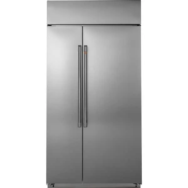 29.6 cu. ft. Smart Built-In Side by Side Refrigerator with WiFi Technology in Stainless Steel, Temperature Control, image 1 of 9