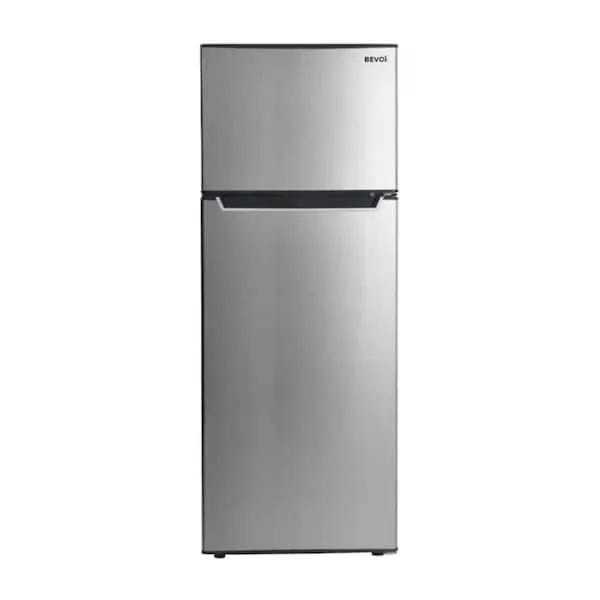 7.3 cu. ft. Freestanding Counter Depth Top Freezer Refrigerator in Stainless Steel, image 1 of 7
