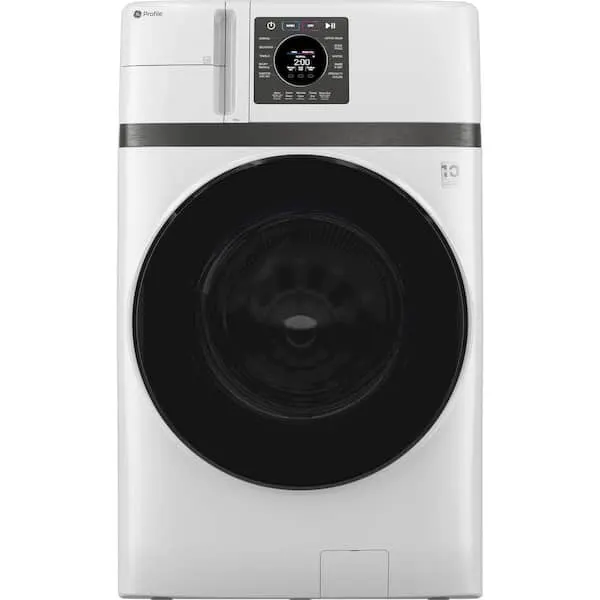 Profile 4.6 cu. ft. Smart UltraFast Electric Washer and Dryer Combo in White with Ventless Heat Pump Technology, image 1 of 12