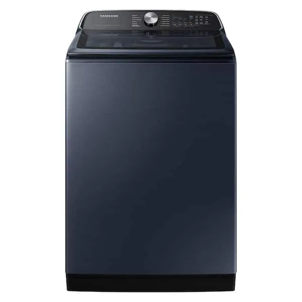 5.4 cu. ft. Smart Top Load Washer in Brushed Navy Blue with Impeller, Super Speed Wash and Pet Care Solution, image 1 of 12