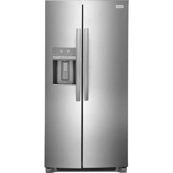 Gallery 33 in. 22.3 cu. ft. Standard Depth Side by Side Refrigerator in Smudge-Proof Stainless Steel, ENERGY STAR, image 1 of 14