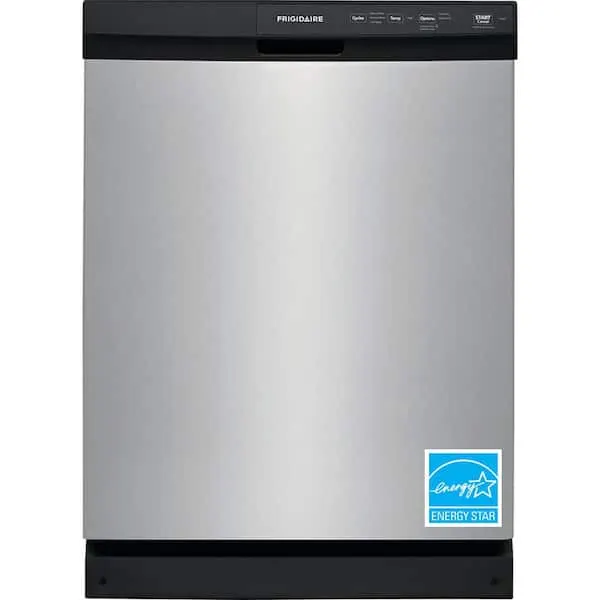 24 in. Front Control Built-In Tall Tub 55 Dba Dishwasher in Stainless Steel with 3-Cycles, image 1 of 14