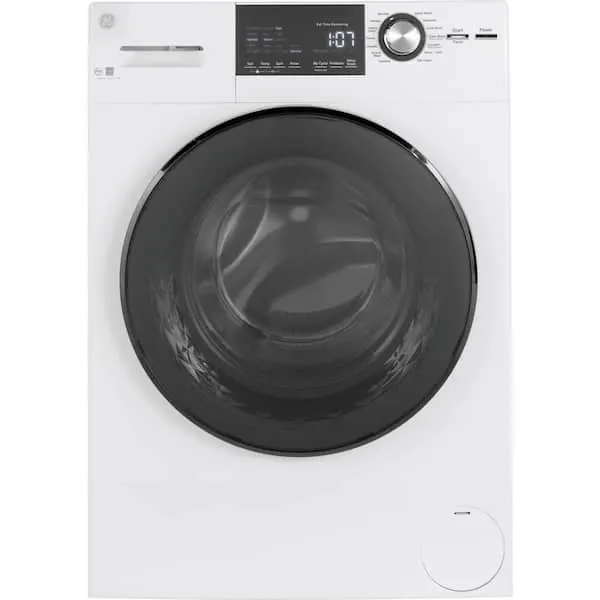 2.4 cu. ft. Stackable White Front Loading Washing Machine with Steam, ENERGY STAR, image 1 of 10