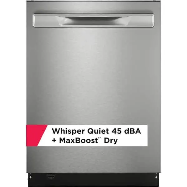 Gallery 24in.Top Control 45 dBA Standard Built-In Dishwasher in Stainless Steel with 7-Cycles and Clean Boost Technology, image 1 of 16