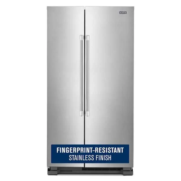 36 in. 24.9 cu. ft. Side by Side Refrigerator in Fingerprint Resistant Stainless Finish, image 1 of 13