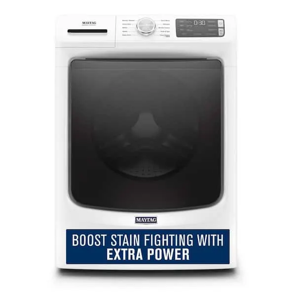 4.5 cu. ft. White Stackable Front Load Washing Machine with 12-Hour Fresh Spin, ENERGY STAR, image 1 of 15