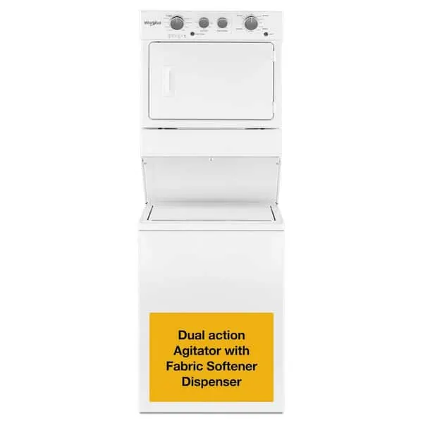 White Laundry Center with 3.5 cu. ft. Washer and 5.9 cu. ft. Electric Dryer with 9 Wash cycles and AUTODRY, image 1 of 14