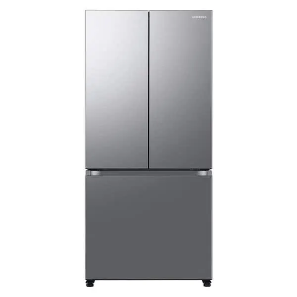 33 in. 17.5 cu. ft. Smart Counter Depth 3-Door French Door Refrigerator with a Stainless Look, image 1 of 11