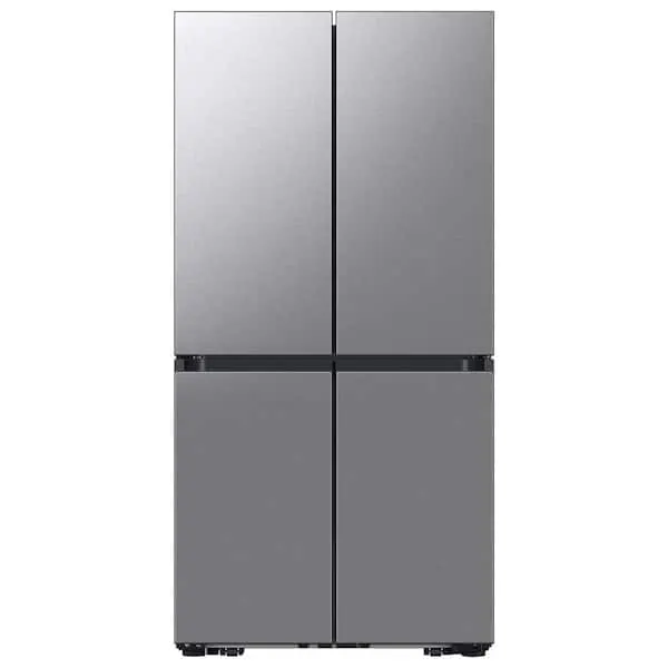 Bespoke 36 in. 23 cu. ft. Counter Depth Stainless Steel 4-Door French Door Refrigerator with Beverage Center, image 1 of 13