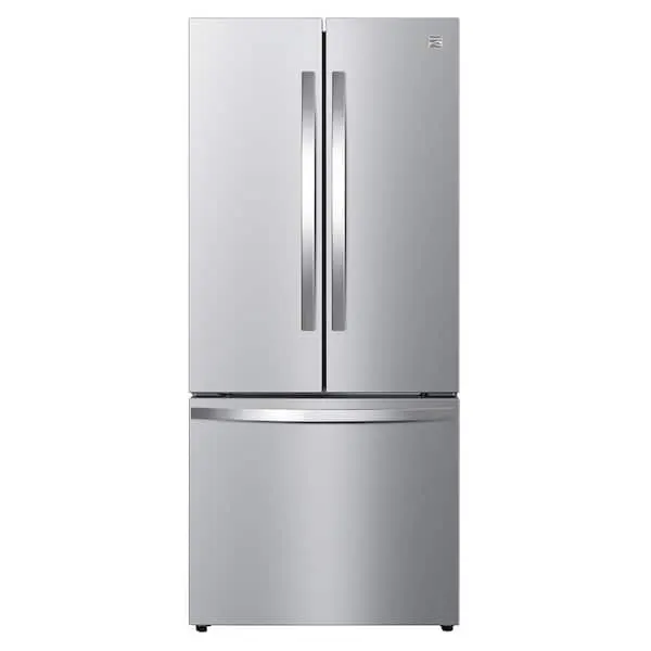 17.5 cu. ft. Counter Depth 3 Door French Door Refrigerator in Stainless Steel with E-Star and Icemaker, image 1 of 13
