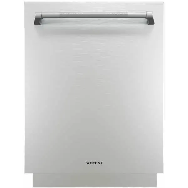 24 in. Premium Top Control 8-Cycle Standard Built-in Dishwasher with 3rd Rack in Stainless Steel, image 1 of 9
