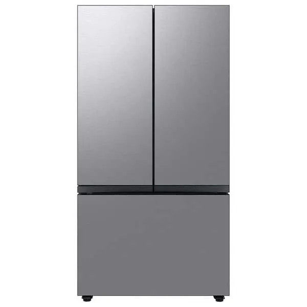 Bespoke 36 in. 24 cu. ft. Counter Depth 3-Door French Door Smart Refrigerator in Stainless Steel with Beverage Center, image 1 of 15