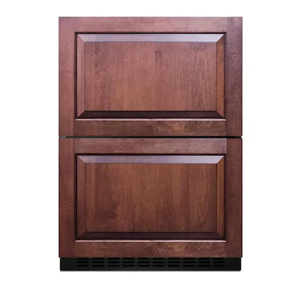 3.3 cu. ft. Under Counter Double Drawer Refrigerator-Freezer in Panel-Ready Stainless Steel, ADA Compliant, image 1 of 12