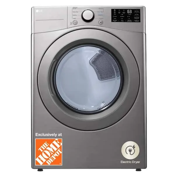 7.4 cu. ft. Ultra Large Capacity vented Stackable Electric Dryer with Sensor Dry in Graphite Steel, image 1 of 14