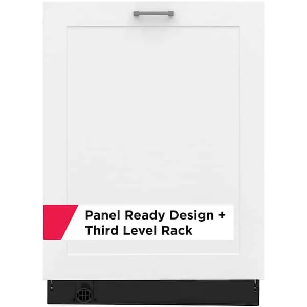 24 in. Top Control Built-In Stainless Steel Panel Ready Dishwasher, image 1 of 14