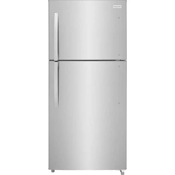 30 in. 22 cu. ft. Standard Depth Garage Ready Top Freezer in Fingerprint-Resistant Stainless Steel Look, Energy Star, image 1 of 7