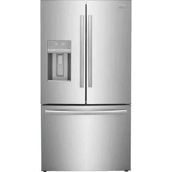 Gallery 36 in. 23 cu. ft. Counter Depth French Door Refrigerator in Smudge-Proof Stainless Steel with Dual Ice Maker, image 1 of 15