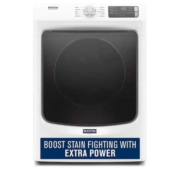 7.3 cu. ft. 240-Volt White Stackable Electric Vented Dryer with Quick Dry Cycle, ENERGY STAR, image 1 of 15