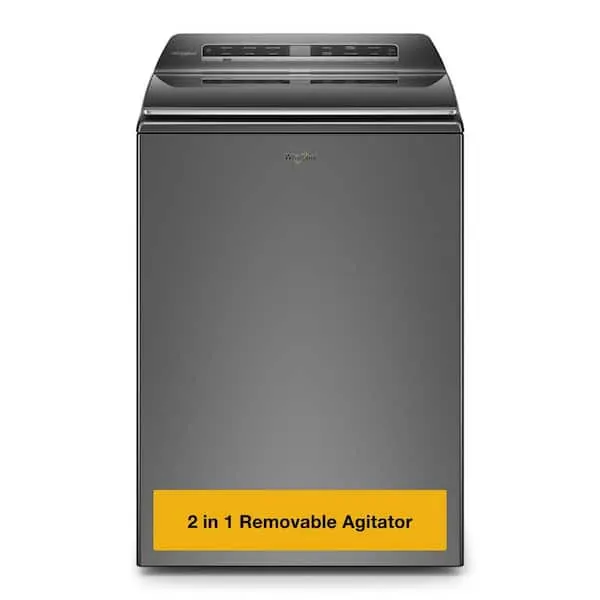 5.2 - 5.3 cu. ft. Smart Top Load Washer in Chrome Shadow, image 1 of 14