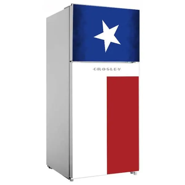 7.2 cu. ft. Top Freezer Refrigerator, Crosley - Texas Salute Series, image 1 of 4