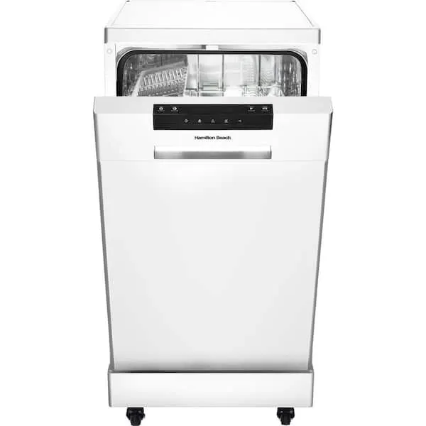 18.0 in. Portable Dishwasher in White with 3 Cycles, image 1 of 4
