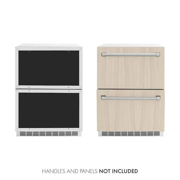 Touchstone 24 in. 4.6 cu. ft. Panel-Ready Refrigerator Drawer with Custom Doors, image 1 of 11