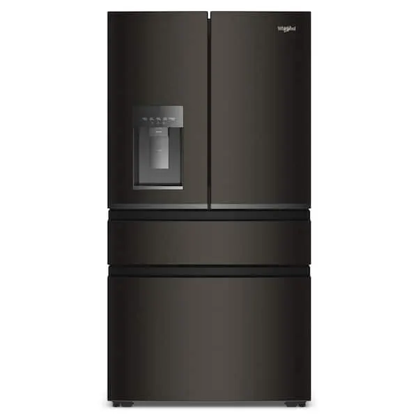 36 in. 22 cu. ft. Counter Depth French Door Refrigerator in Black Stainless Finish with EasyReach Zone, image 1 of 11