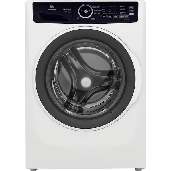 27 in. 4.5 cu. ft. High Efficiency Front Load Washer with LuxCare Wash System 20-minutes Fast Wash, ENERGY STAR in White, image 1 of 16
