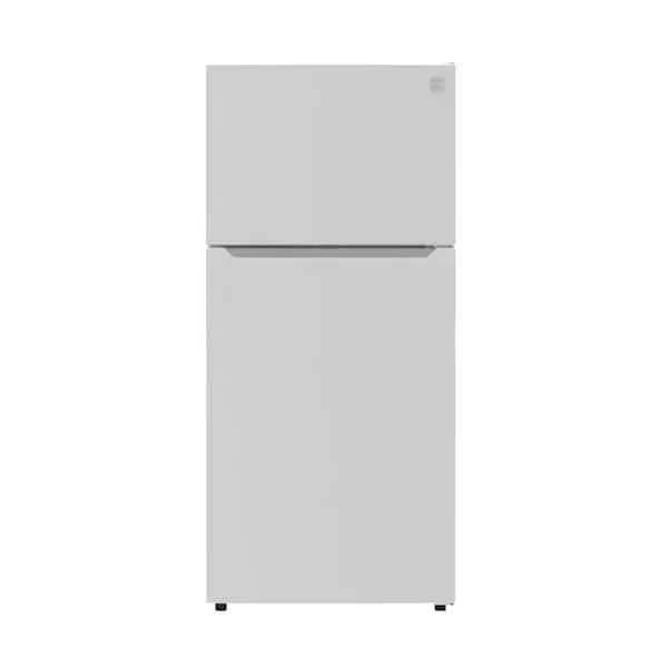 30 in. 18.1 cu. ft. Top Freezer Refrigerator in White with E-Star, Adjustable Glass Shelves, Garage-Ready Design, image 1 of 14