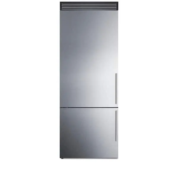 28 in. 14.6 cu. ft. Bottom Freezer Refrigerator in Stainless Steel, Counter Depth, image 1 of 8