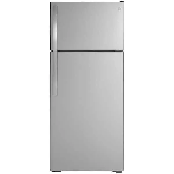 17.5 cu. ft. Top Freezer Refrigerator in Stainless Steel, image 1 of 11