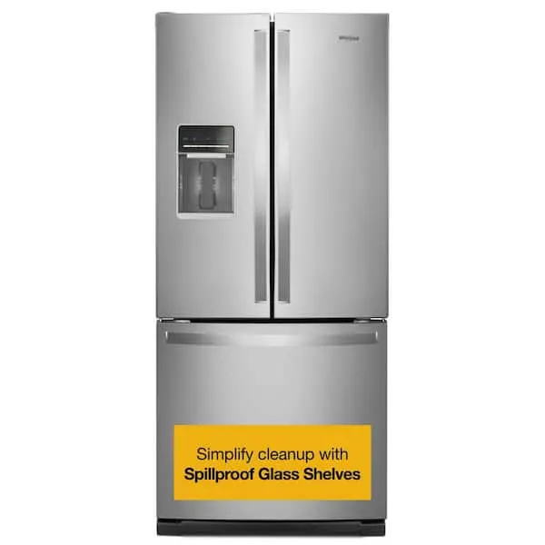 19.7 cu. ft. French Door Refrigerator in Fingerprint Resistant Stainless Steel, image 1 of 14