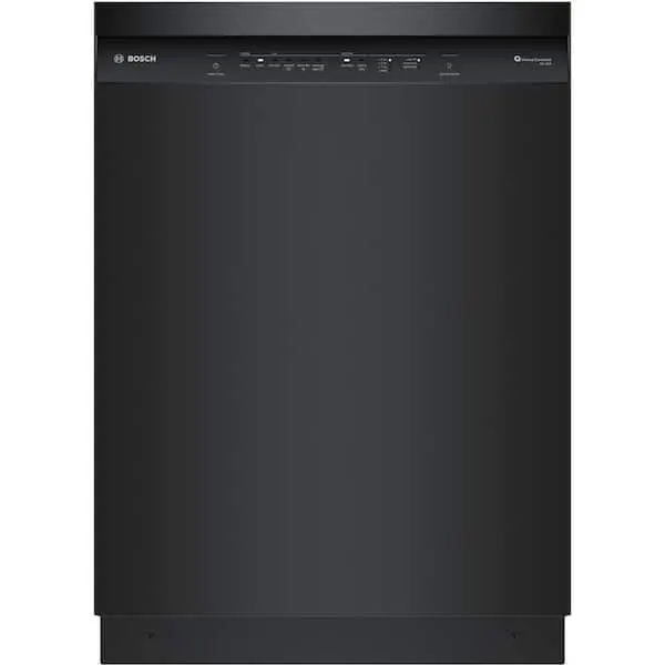 100 Series 24 in. Black Front Control Smart Built-In Stainless Steel Tub Dishwasher, Quieter 48 dBA, image 1 of 14
