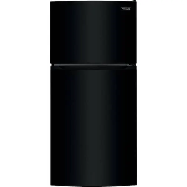 27.6 in. 14 cu. ft. Top Freezer Refrigerator in Black, ENERGY STAR, image 1 of 12