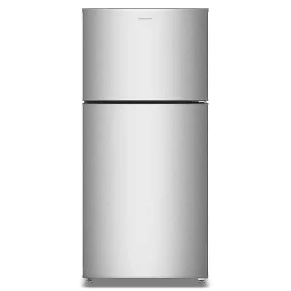 30 in. 19 cu. ft. Freestanding Top Freezer Refrigerator in Fingerprint-Resistant Stainless with Dual Crisper Drawers, image 1 of 5