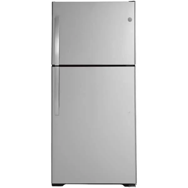 21.9 cu. ft. Top Freezer Refrigerator in Fingerprint resistant, stainless Steel, Garage Ready, image 1 of 9