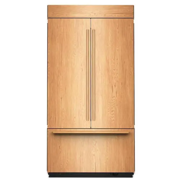 42 in. 24.2 cu. ft. Built-In French Door Bottom Mount Refrigerator in Panel Ready with Platinum Interior, image 1 of 7