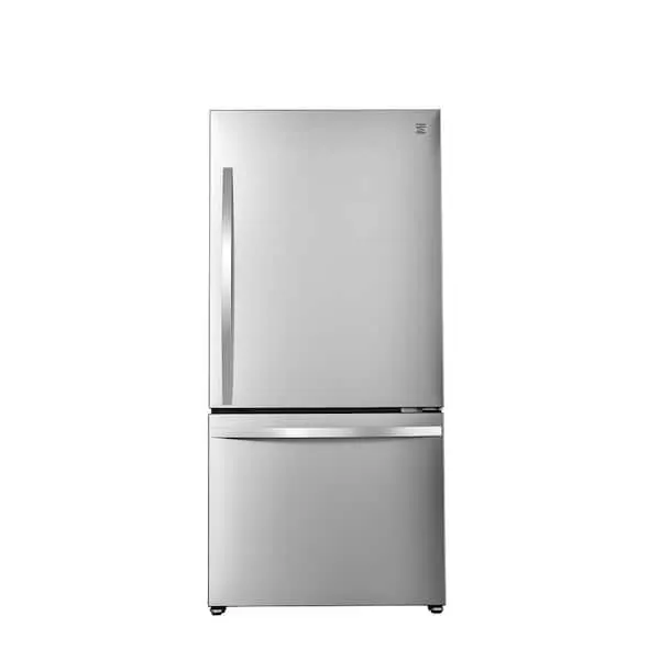31 in. W, 22.3 cu. ft. Fingerprint-Resistant Stainless Steel Refrigerator with Bottom Freezer and Icemaker, image 1 of 14