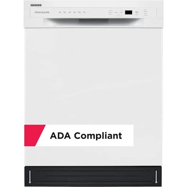 24 in. White Front Control Tall Tub Dishwasher with Stainless Steel Tub, 52 dBA, image 1 of 13