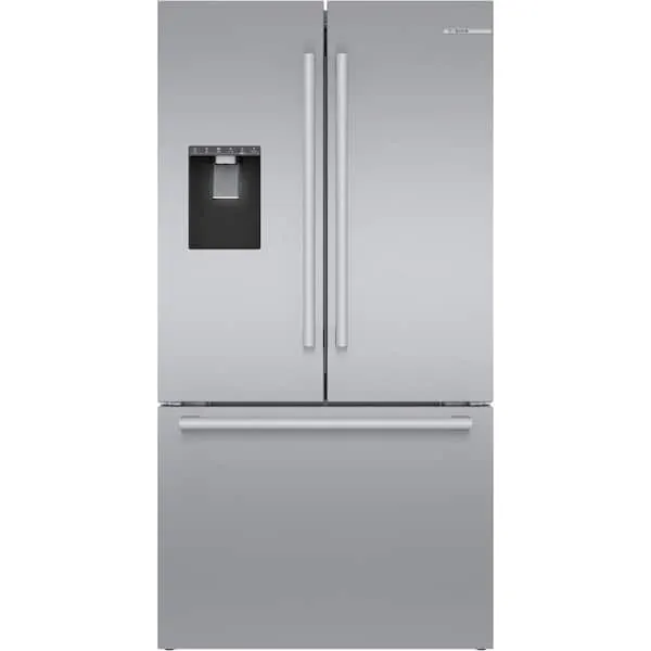 500 Series 36 in. 21.6 cu. ft. Smart Counter Depth French Door Refrigerator, Stainless Steel, External Water and Ice, image 1 of 11