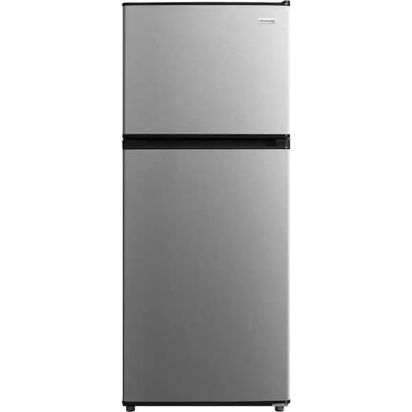 24 in. 12 cu. ft. Counter Depth Garage Ready Top Freezer Refrigerator in Fingerprint Resistant Stainless Steel Look, image 1 of 5