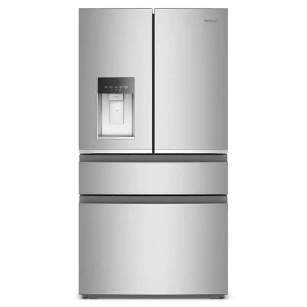 36 in. 22 cu. ft. Counter Depth French Door Refrigerator in Fingerprint-Resistant Stainless Finish with EasyView Drawers, image 1 of 13
