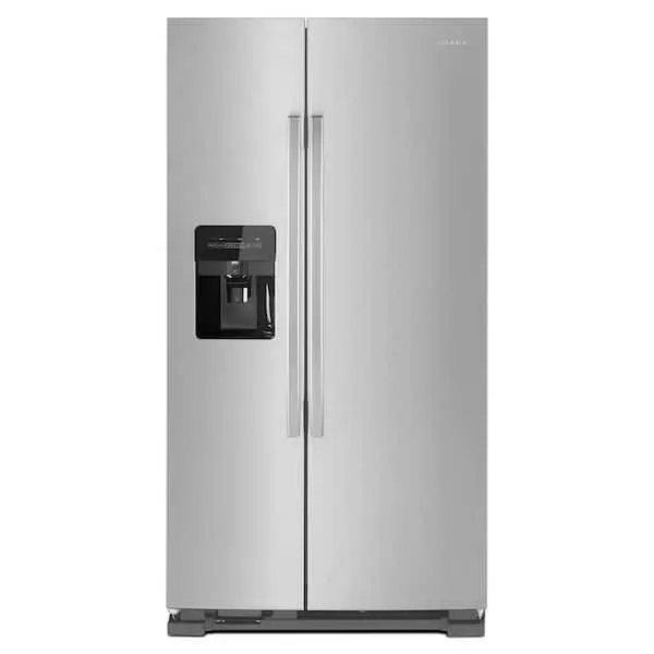 21.4 cu. ft. Side by Side Refrigerator in Stainless Steel, image 1 of 12
