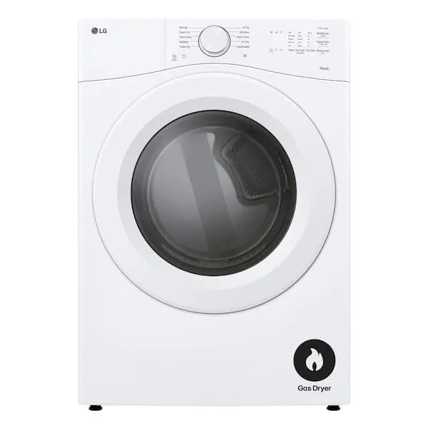 7.4 Cu. Ft. Vented Stackable Gas Dryer in White with Sensor Dry, image 1 of 14